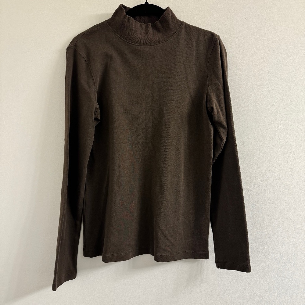 COPY - St John's Bay Brown Long Sleeve Turtleneck
